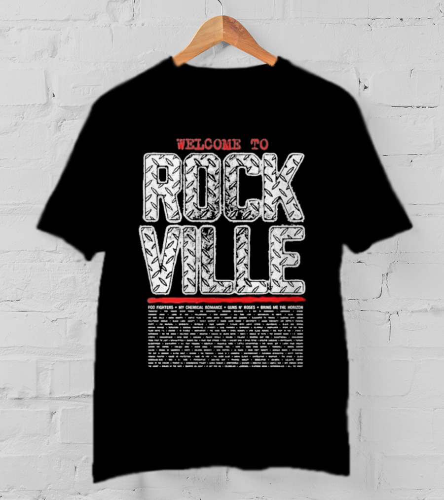 Welcome To Rockville Diamond Plate Daytona Beach FL May 7 To 10 2026 T-Shirt