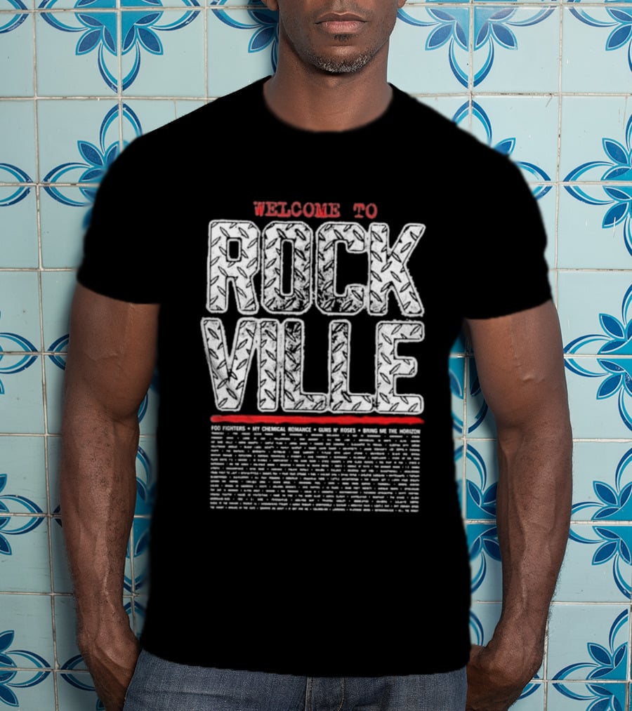 Welcome To Rockville Diamond Plate Daytona Beach FL May 7 To 10 2026 T-Shirt