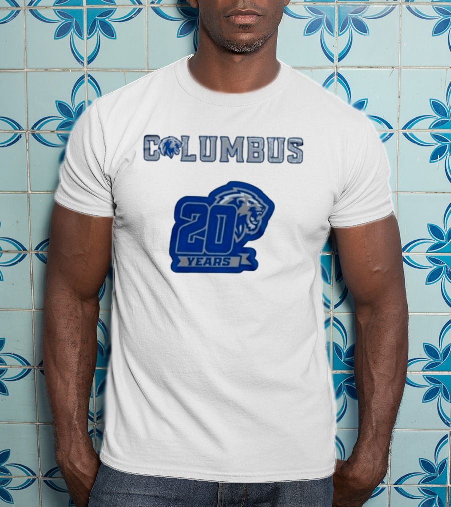 Columbus Lions 20 Years Celebration T-Shirt