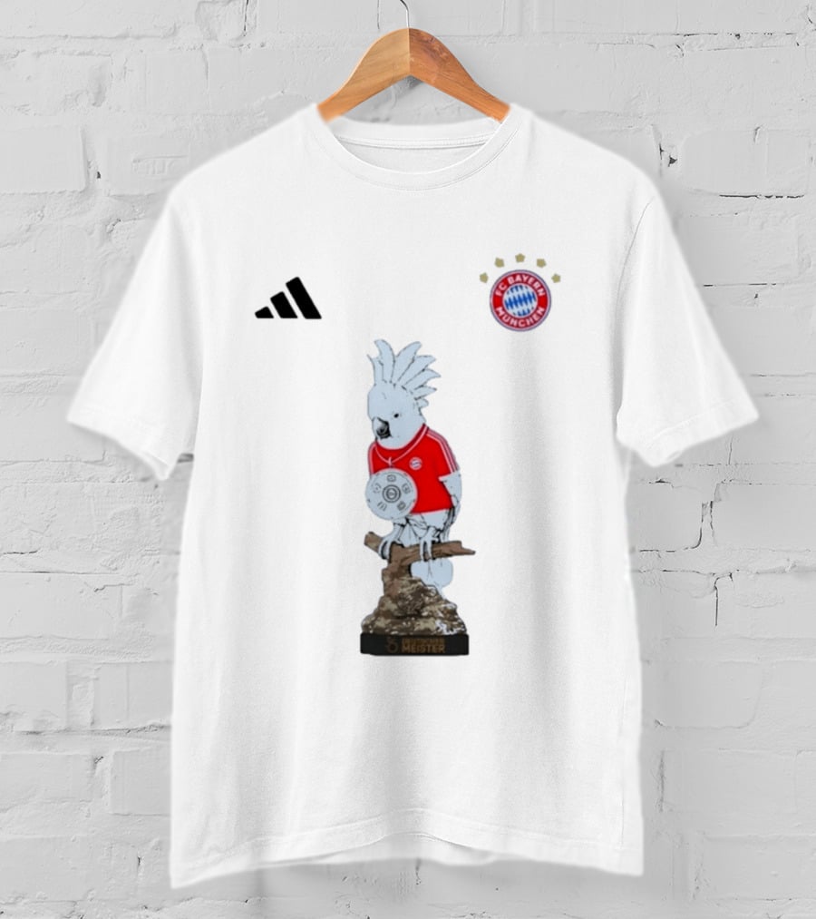 Fc Bayern München Deutscher Meister 2026 Cockatoo Champion Bundesliga T-Shirt