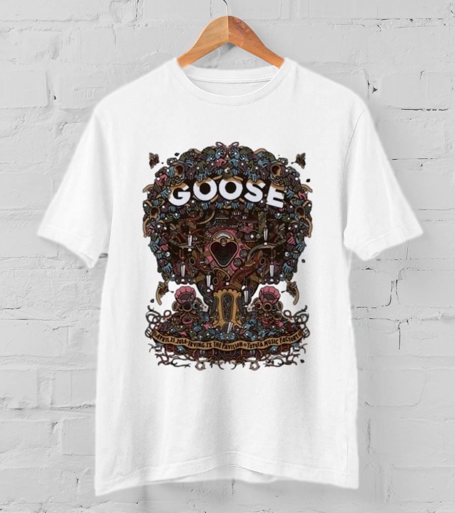 GOOSE April 25 2016 The Pavilion At Toyota Music Factory Irving TX Event T-Shirt