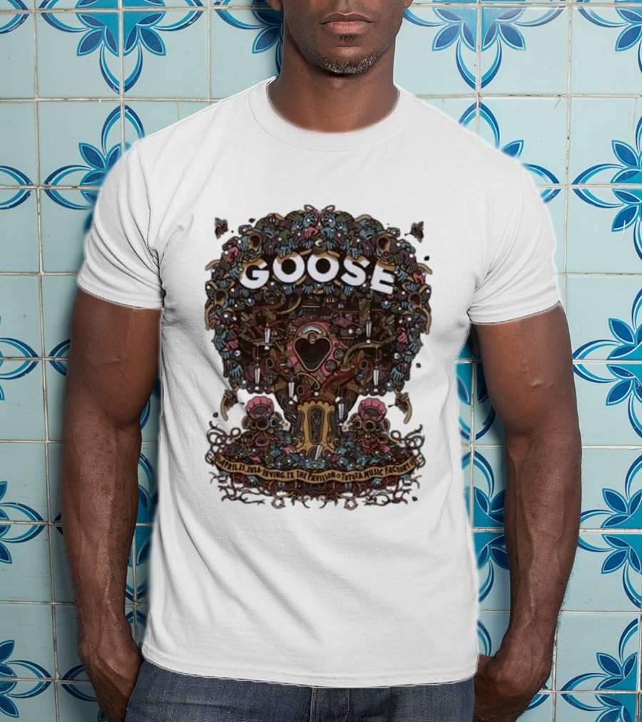 GOOSE April 25 2016 The Pavilion At Toyota Music Factory Irving TX Event T-Shirt