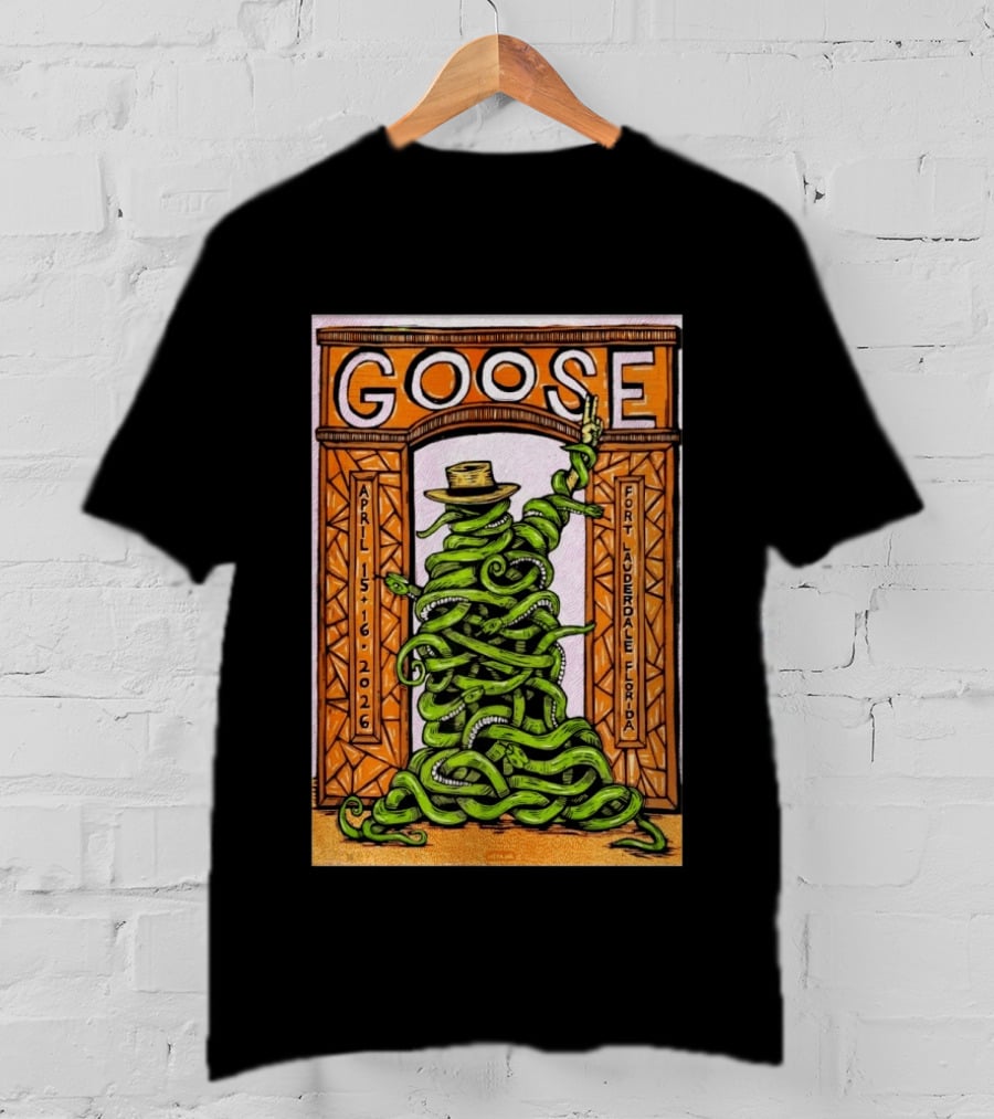 Goose War Memorial Auditorium Fort Lauderdale April 15 16 2026 T-Shirt