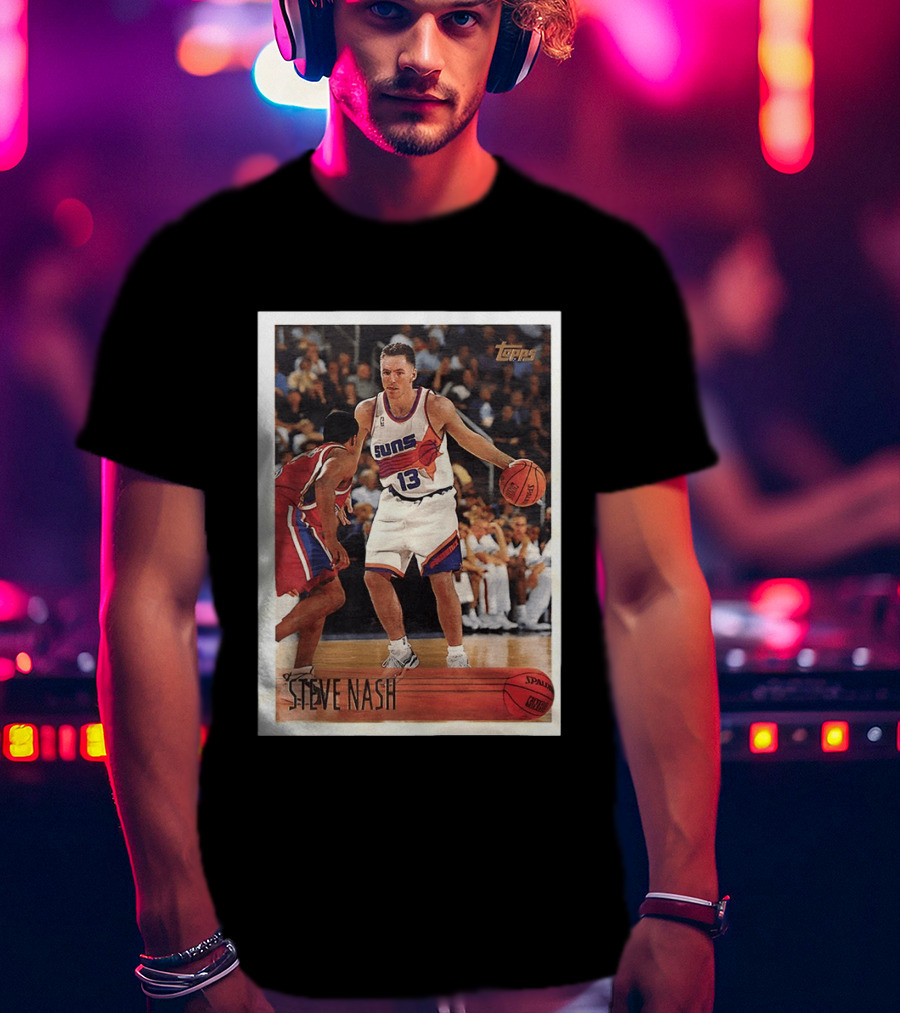 Steve Nash Phoenix Suns Topps NBA Card 13 T-Shirt