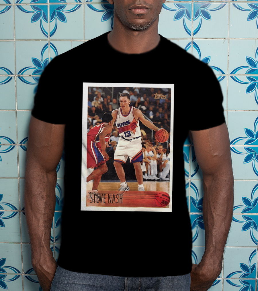 Steve Nash Phoenix Suns Topps NBA Card 13 T-Shirt