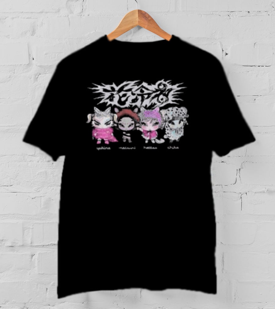 Hanabie 2026 Piggy Tour Characters Geddaeborra Poopland France Tofu T-Shirt