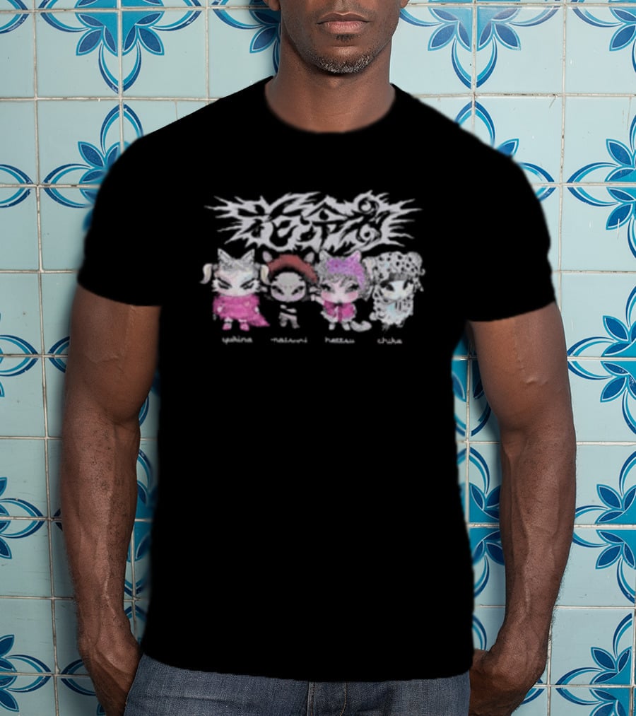 Hanabie 2026 Piggy Tour Characters Geddaeborra Poopland France Tofu T-Shirt
