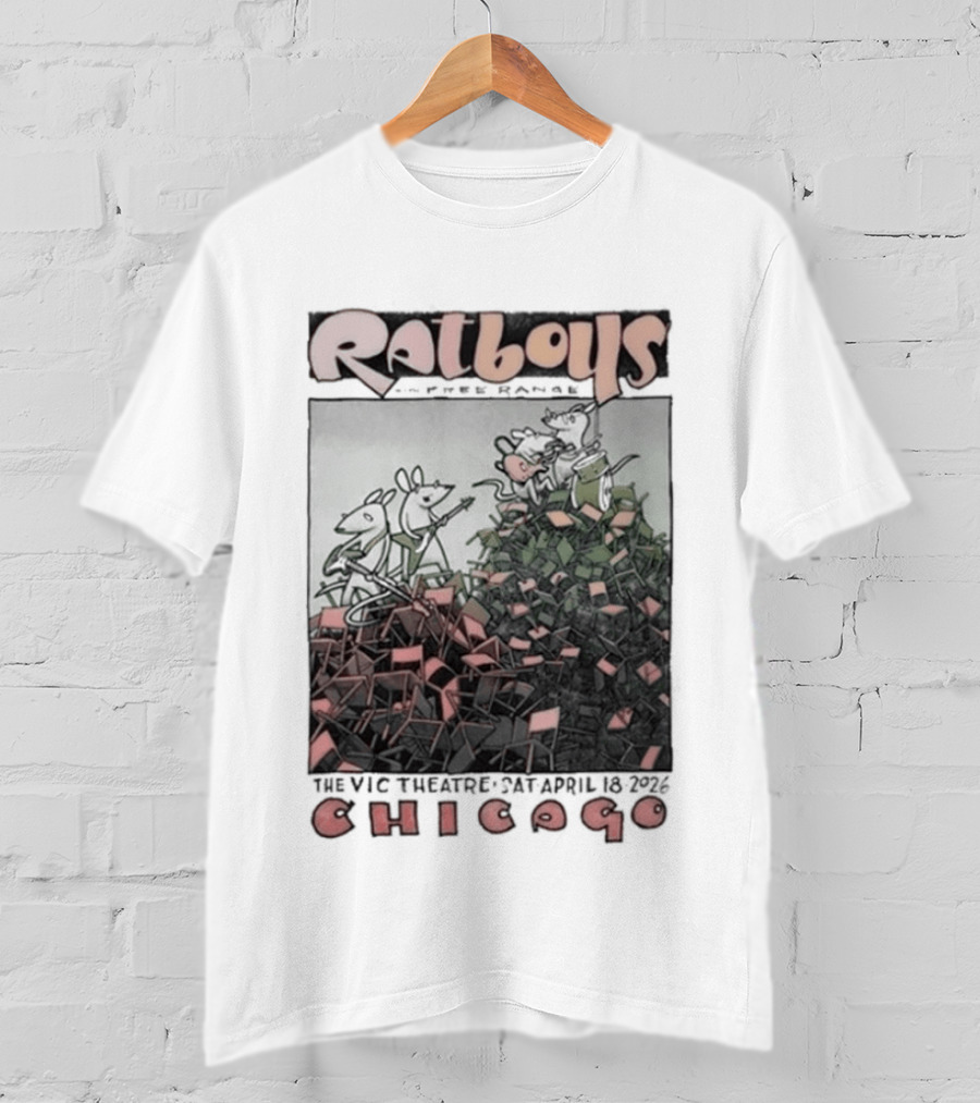 Ratboys Live At The Vic Theatre April 18 2026 Chicago IL T-Shirt