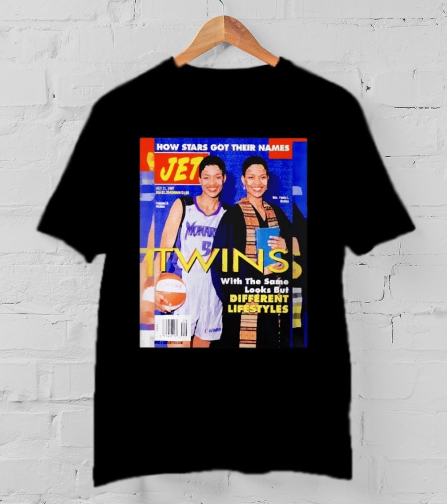 Jet Magazine Pamela McGee And Paula McGee Twins Different Lifestyles July 27 1987 T-Shirt