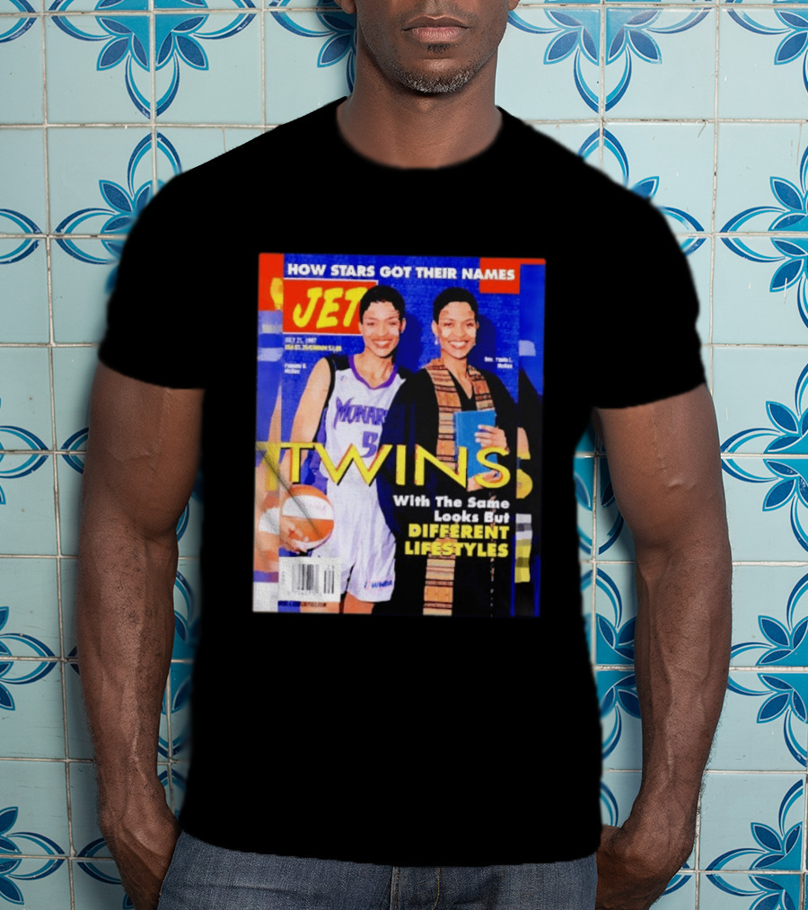 Jet Magazine Pamela McGee And Paula McGee Twins Different Lifestyles July 27 1987 T-Shirt