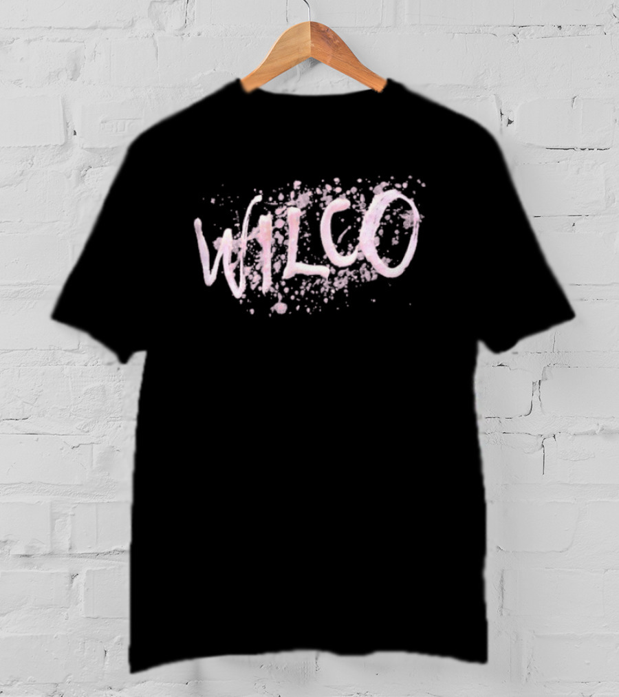 Wilco Paint Splatter Pink T-Shirt