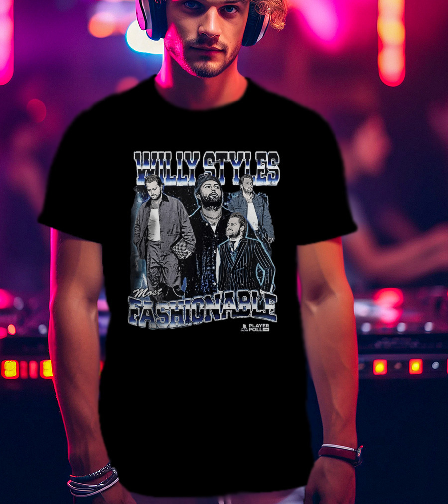 Willy Styles Most Fashionable Player Toronto Maple Leafs William Nylander Hockey T-Shirt