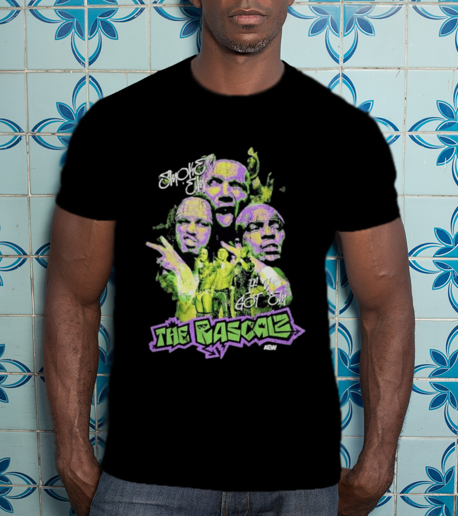 AEW The Rascalz Smoke Em If You Got Em Vibrant Wrestling Crew T-Shirt