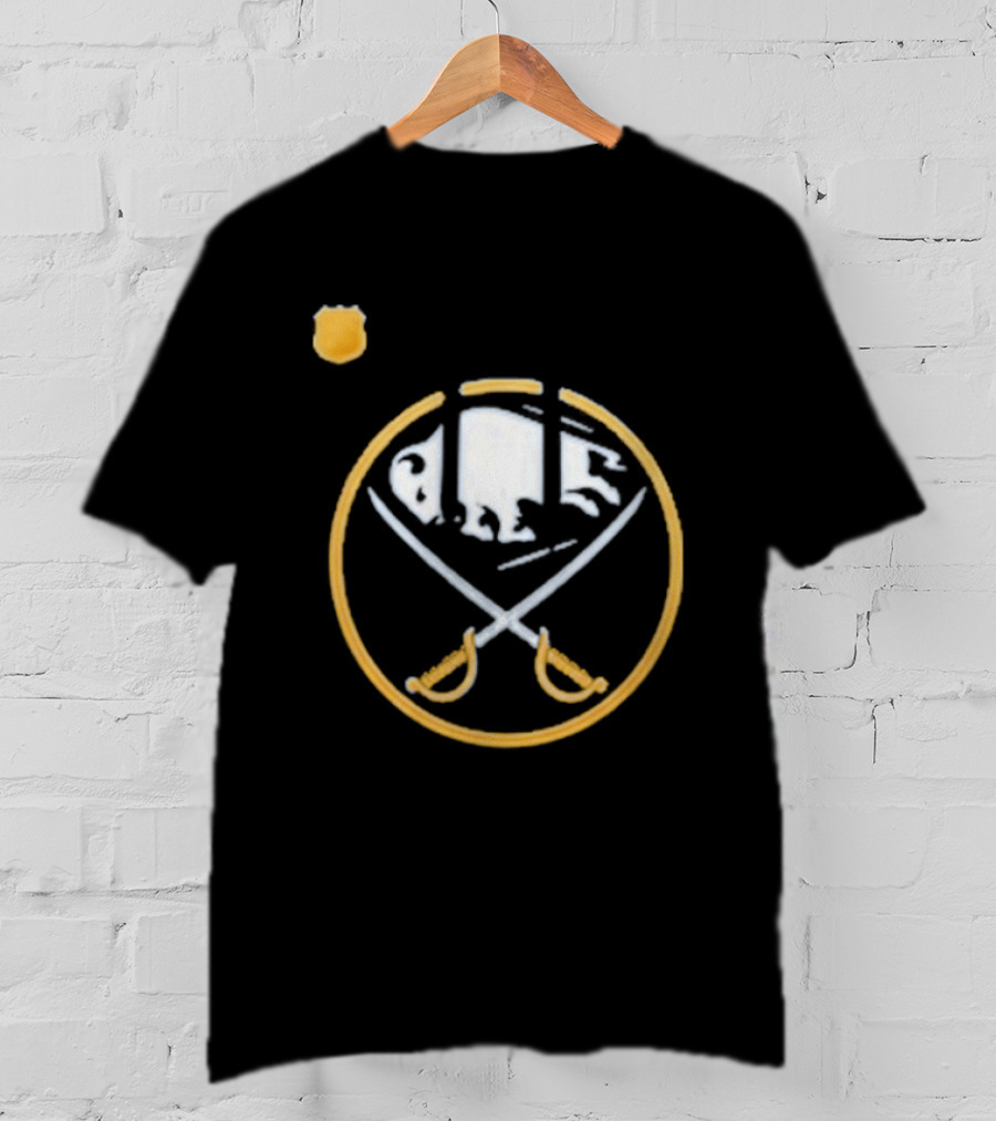 Buffalo Bills Josh Allen Buffalo Sabres Crest T-Shirt