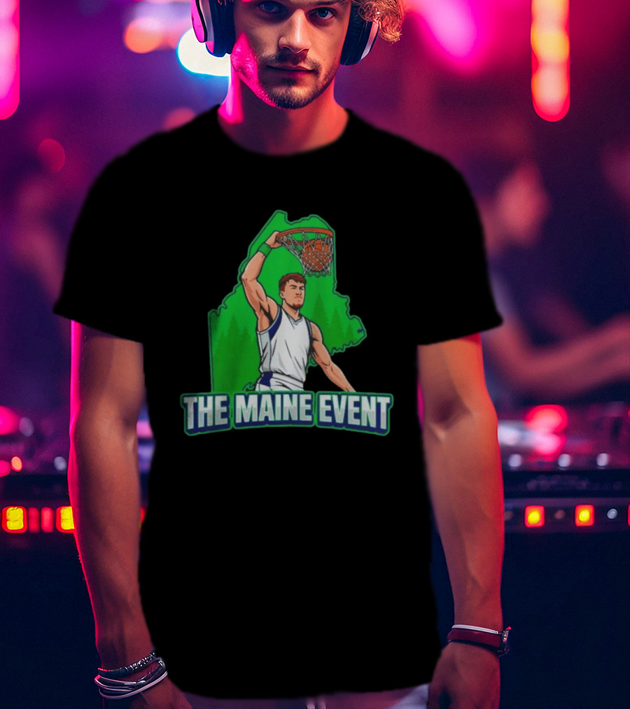 The Maine Event Basketball Dunking Athlete T-Shirt