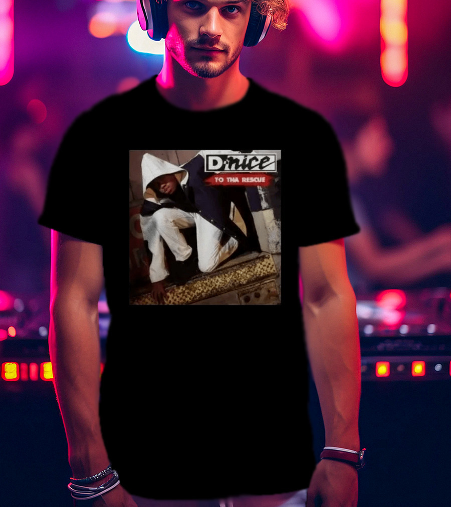 D Nice To Tha Rescue Urban Style Album Cover T-Shirt