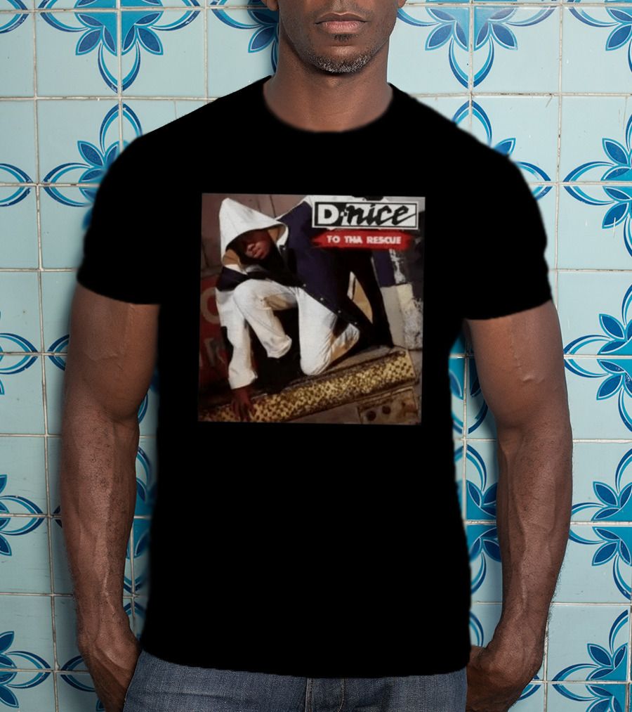 D Nice To Tha Rescue Urban Style Album Cover T-Shirt