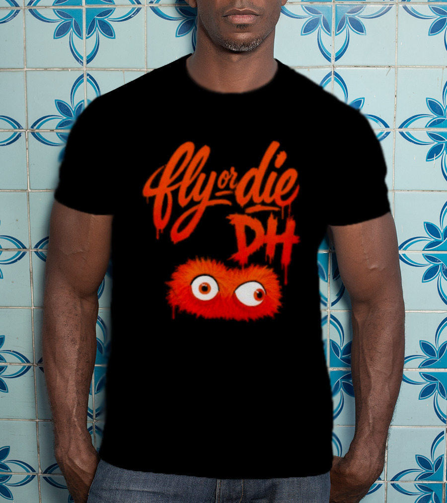 Fly Die DH Gritty Eyes Philadelphia Flyers T-Shirt