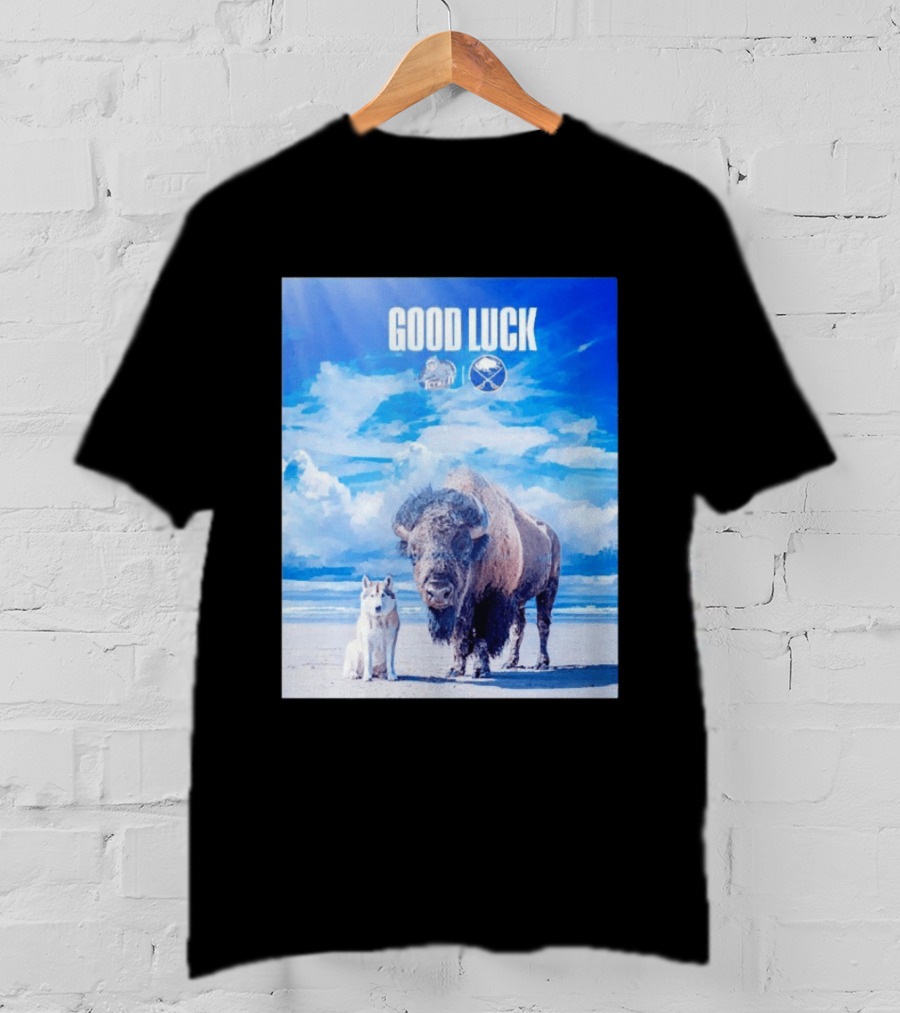 Good Luck Jacksonville Icemen Buffalo Sabres NHL Team Game 1 Buffalo Beach Sky T-Shirt