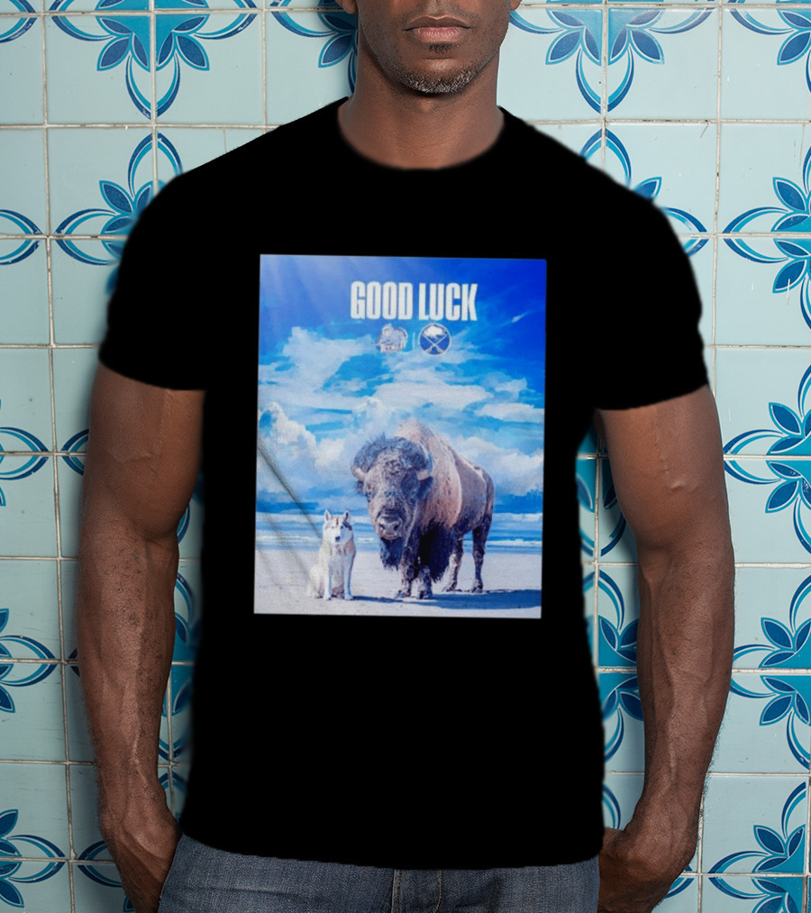 Good Luck Jacksonville Icemen Buffalo Sabres NHL Team Game 1 Buffalo Beach Sky T-Shirt