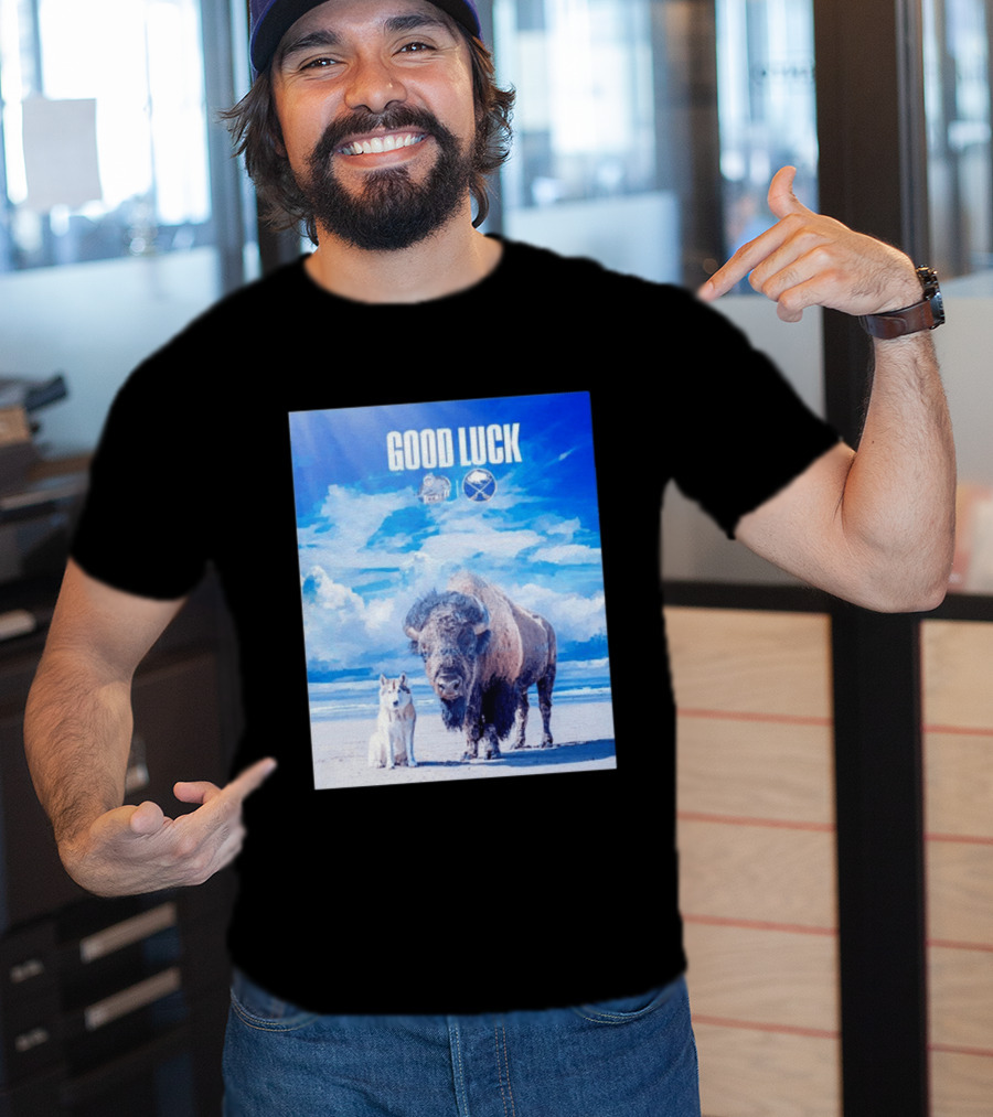Good Luck Jacksonville Icemen Buffalo Sabres NHL Team Game 1 Buffalo Beach Sky T-Shirt