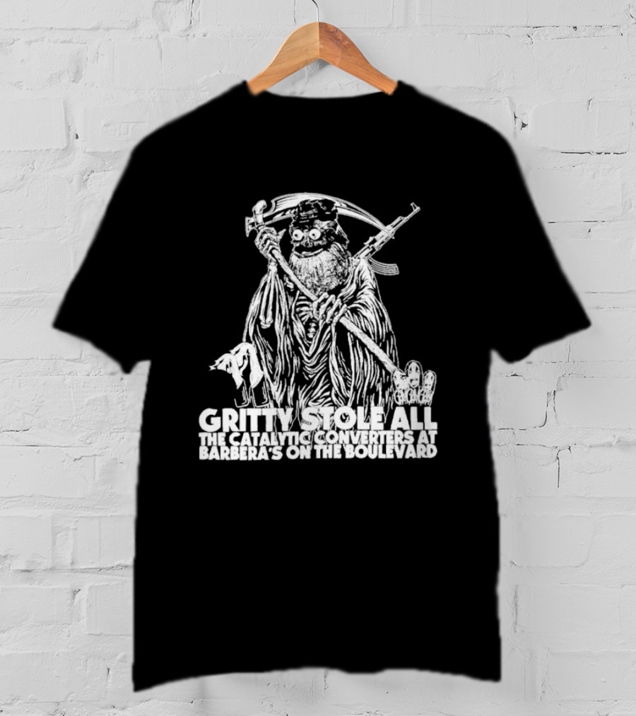 Gritty Flyers Stole All The Catalytic Converters At Barbera's On The Boulevard T-Shirt