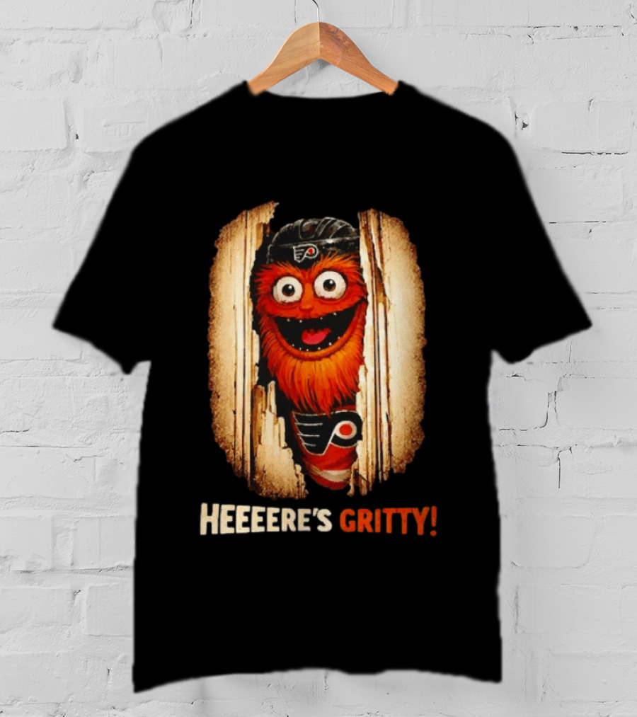 Heeere's Gritty Philadelphia Flyers Hockey T-Shirt
