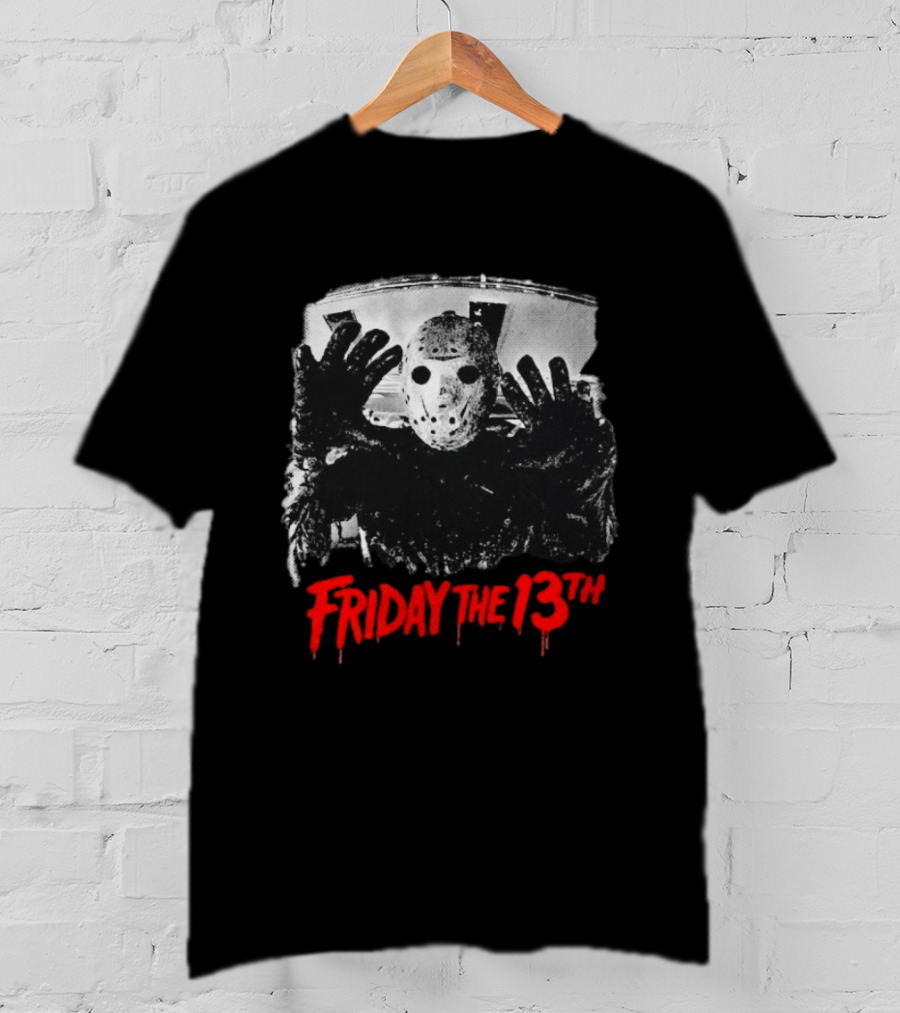 Friday The 13th Jason Voorhees Horror Icon Classic Mask T-Shirt