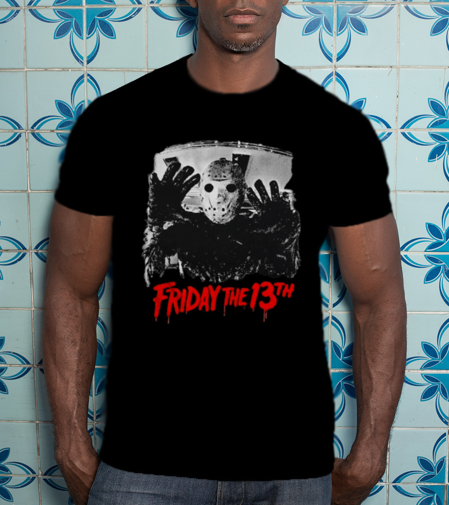 Friday The 13th Jason Voorhees Horror Icon Classic Mask T-Shirt