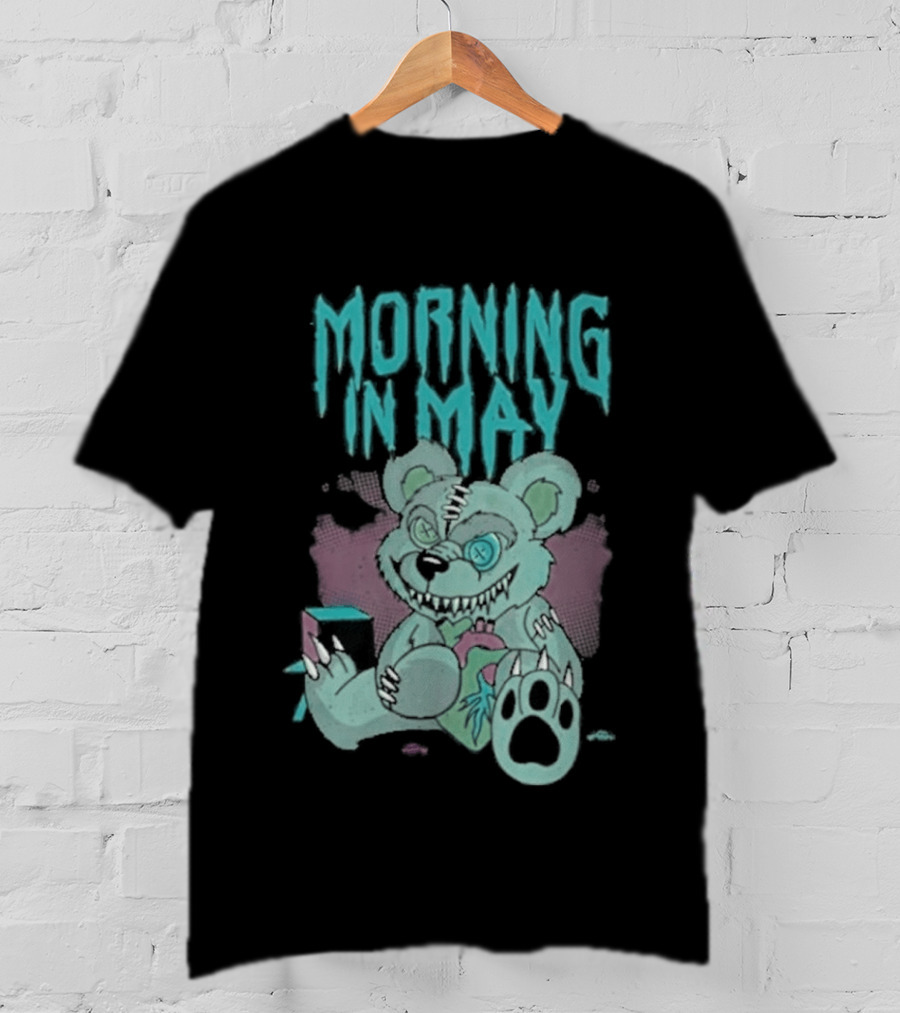 Morning In May Deaddy Bear Pink And Blue Teddy T-Shirt