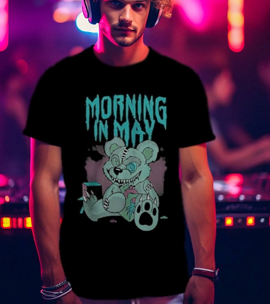 Morning In May Deaddy Bear Pink And Blue Teddy T-Shirt