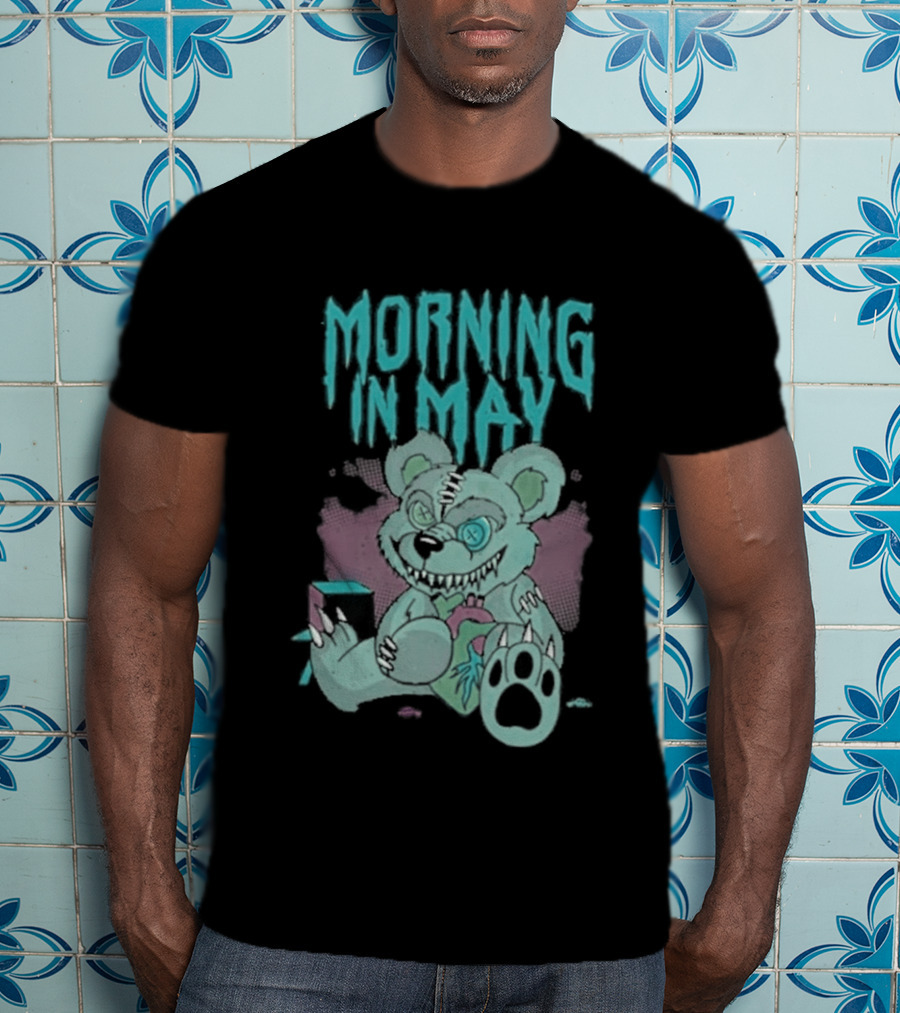 Morning In May Deaddy Bear Pink And Blue Teddy T-Shirt