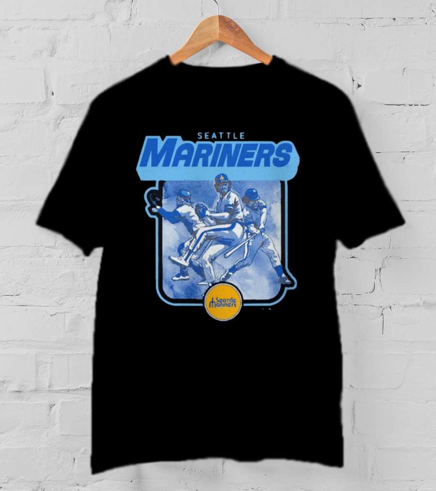 Seattle Mariners Retro Baseball Players T-Shirt