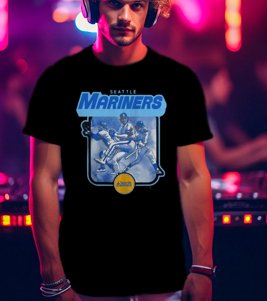 Seattle Mariners Retro Baseball Players T-Shirt