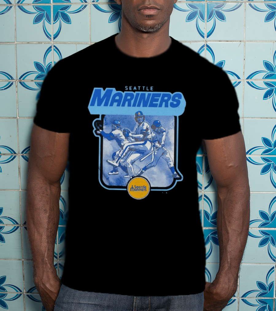 Seattle Mariners Retro Baseball Players T-Shirt