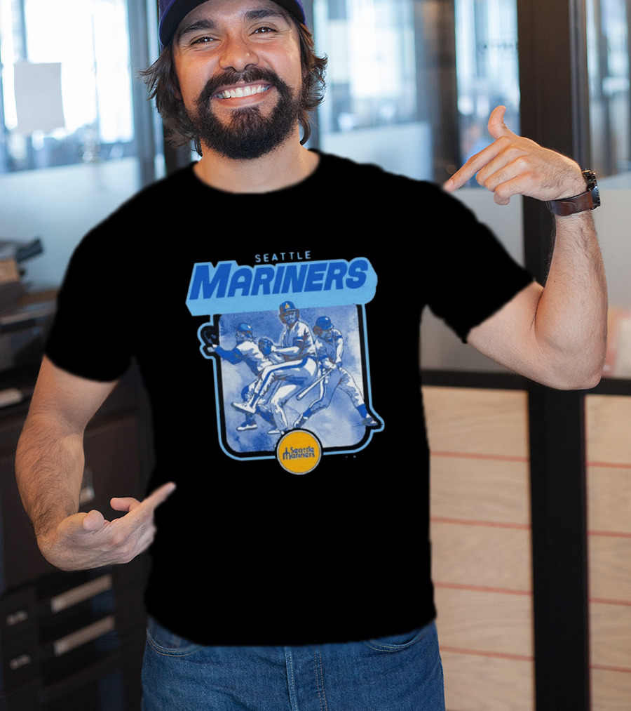 Seattle Mariners Retro Baseball Players T-Shirt
