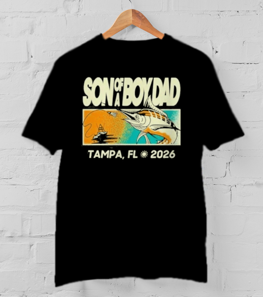 Son Of A Boy Dad Fish Pocket Tampa FL 2026 T-Shirt