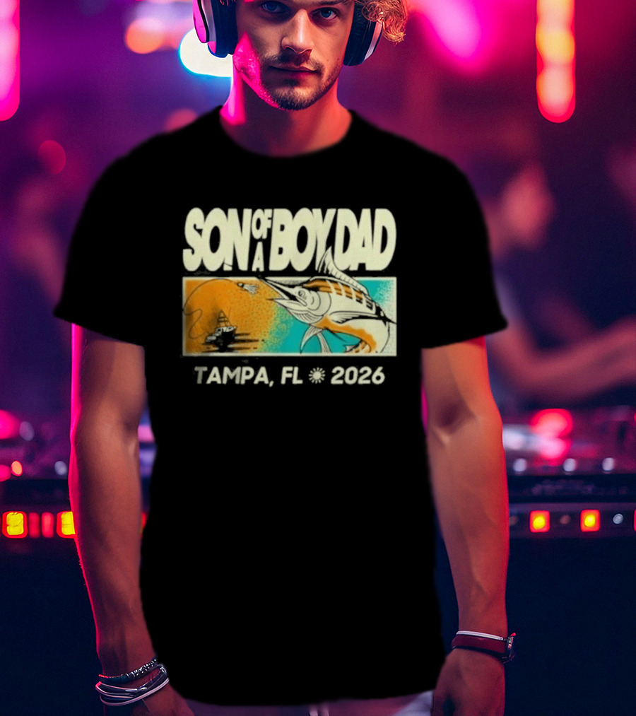 Son Of A Boy Dad Fish Pocket Tampa FL 2026 T-Shirt
