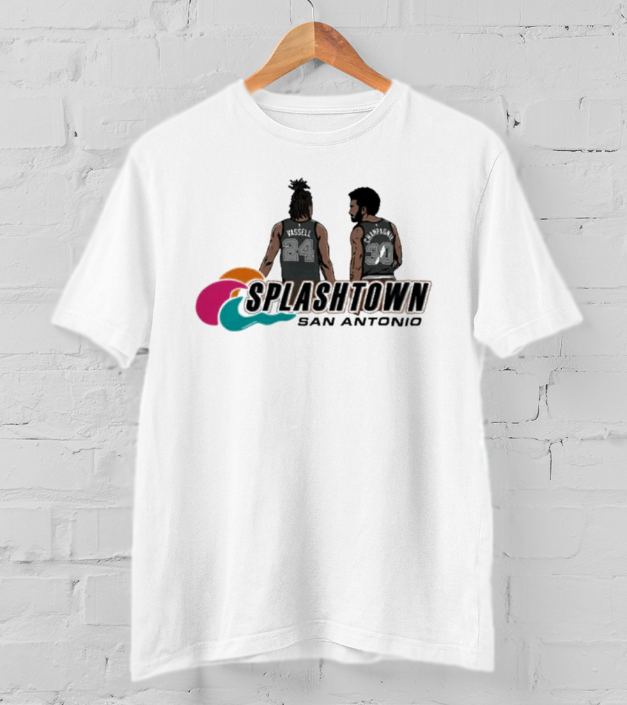 Splashtown San Antonio Devin Vassell 24 Julian Champagnie 30 T-Shirt