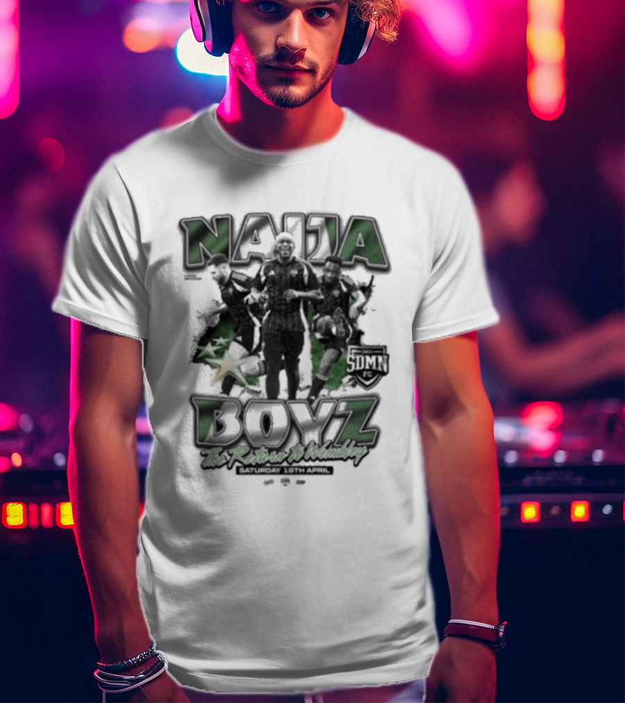 Naija Boyz The Return To Wembley Star T-Shirt