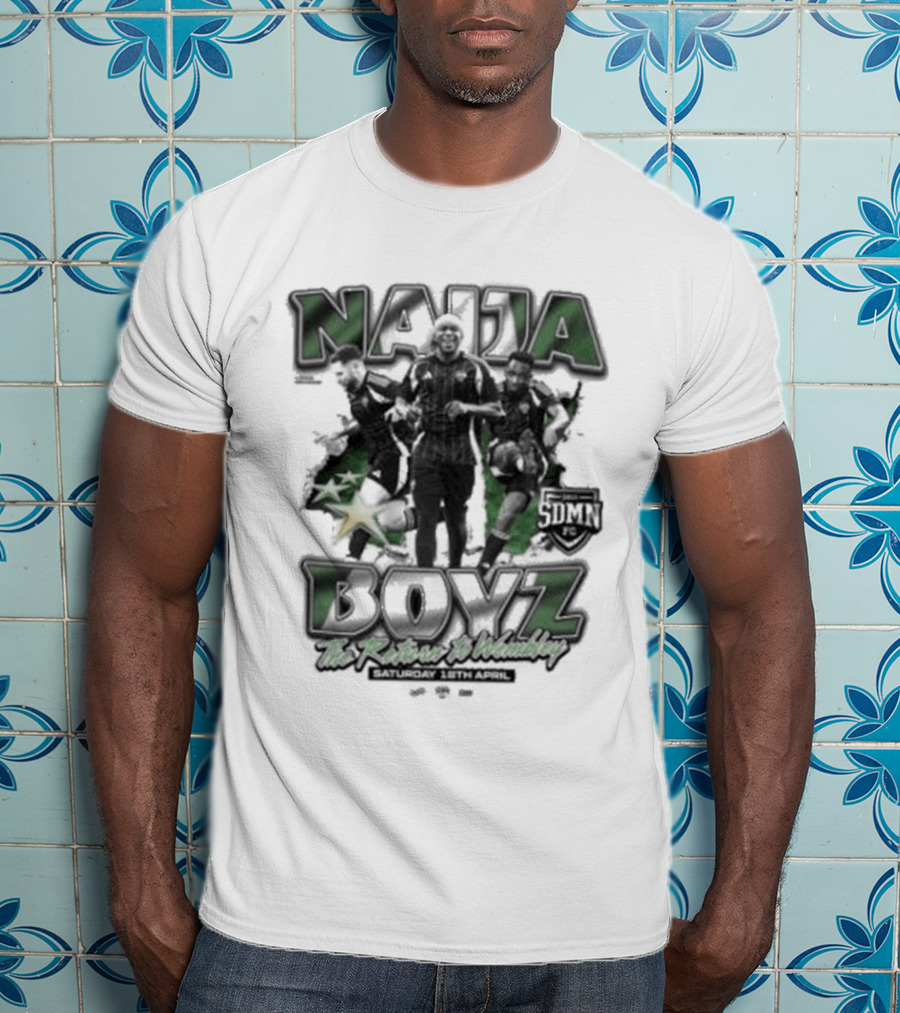Naija Boyz The Return To Wembley Star T-Shirt