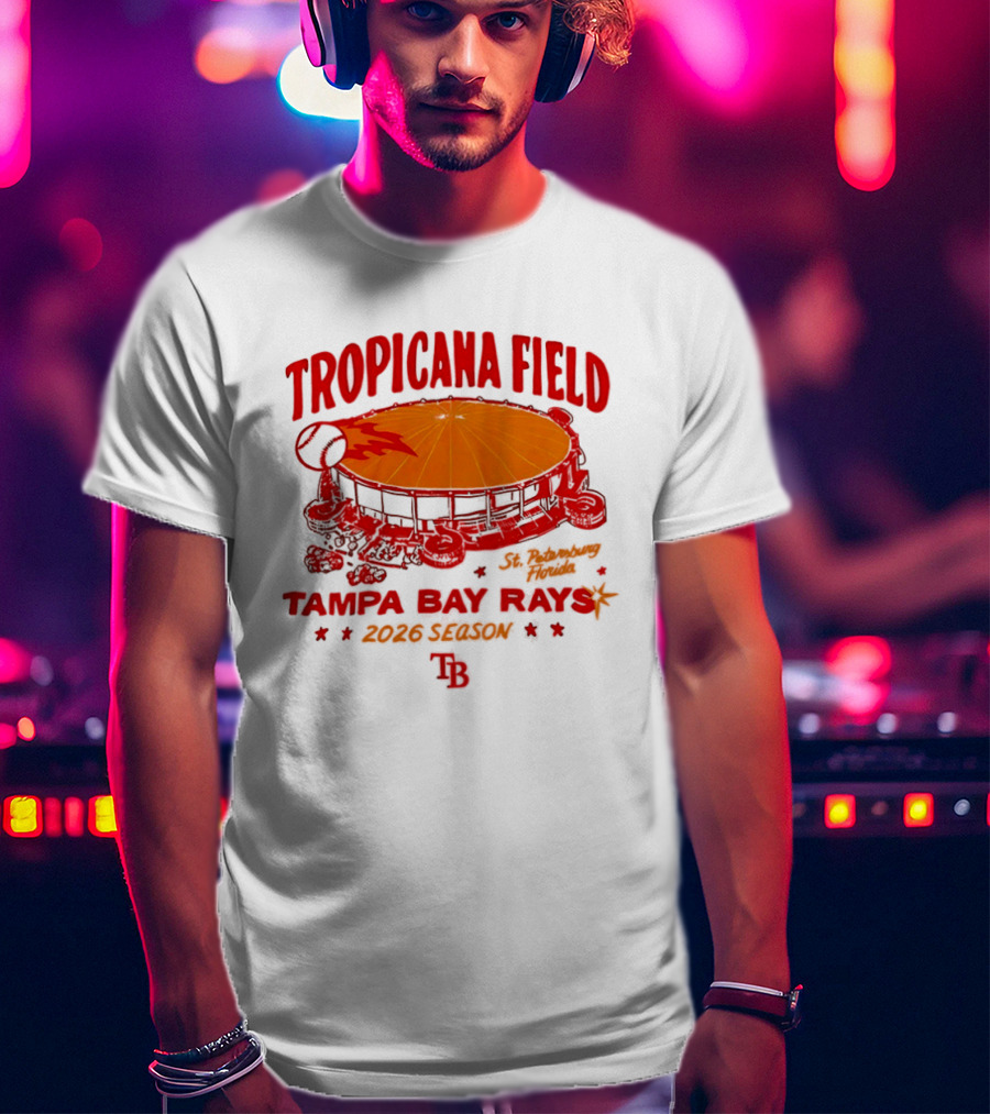 Tropicana Field Tampa Bay Rays Home Run 2026 Season T-Shirt