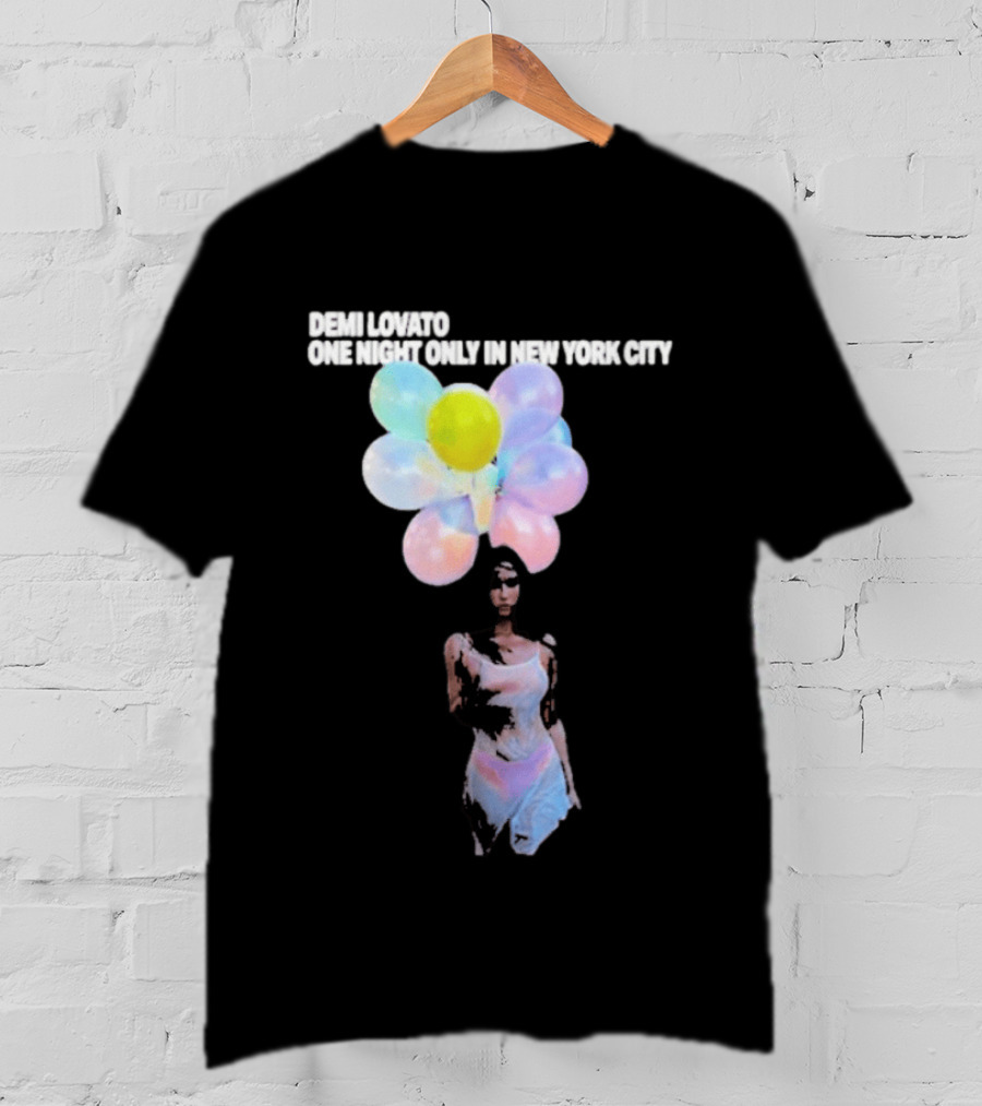 Demi Lovato One Night Only In New York City Colorful Balloons Dress T-Shirt