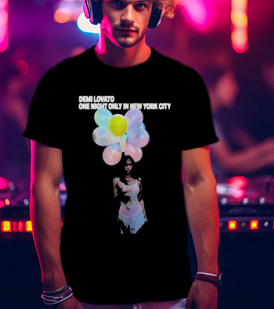 Demi Lovato One Night Only In New York City Colorful Balloons Dress T-Shirt