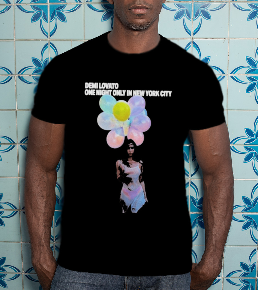 Demi Lovato One Night Only In New York City Colorful Balloons Dress T-Shirt