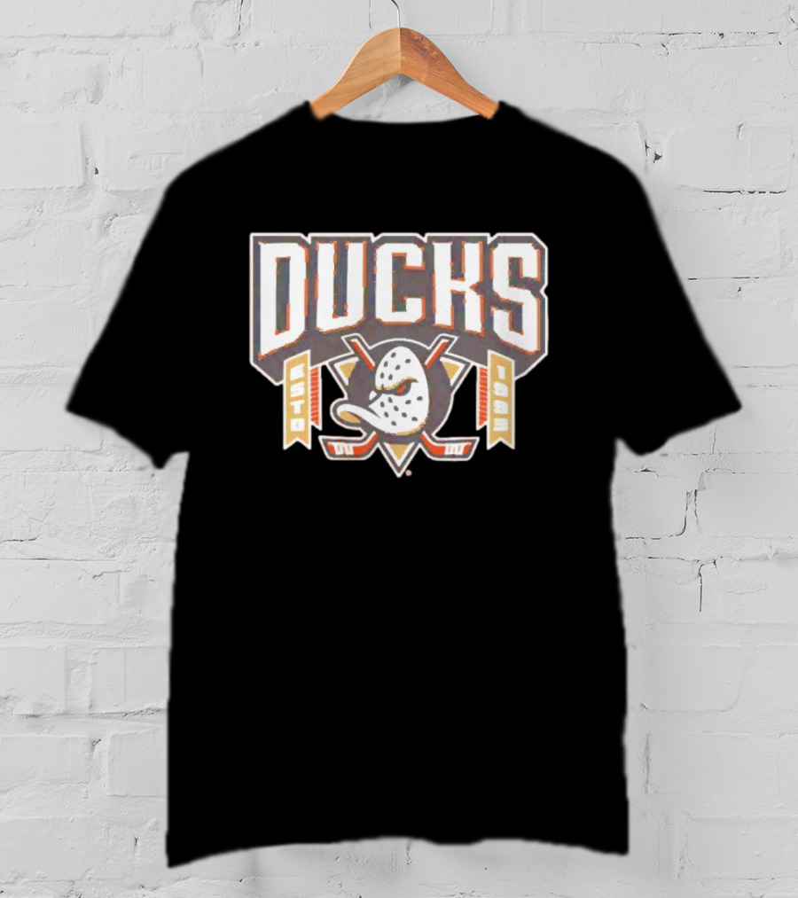 Raise The Banners Anaheim Ducks Est 1993 Retro Hockey T-Shirt