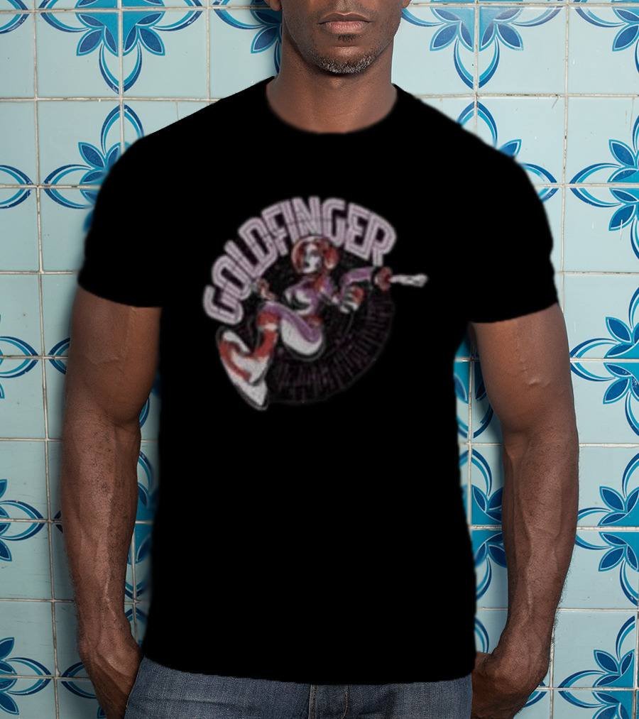 Goldfinger Seattle Event April 17 2026 The Showbox Retro Futuristic T-Shirt