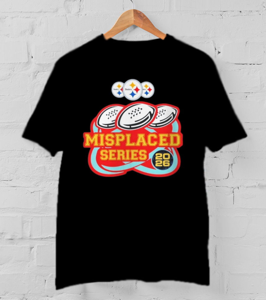 Steelers Misplaced Series 2026 Football Trio T-Shirt