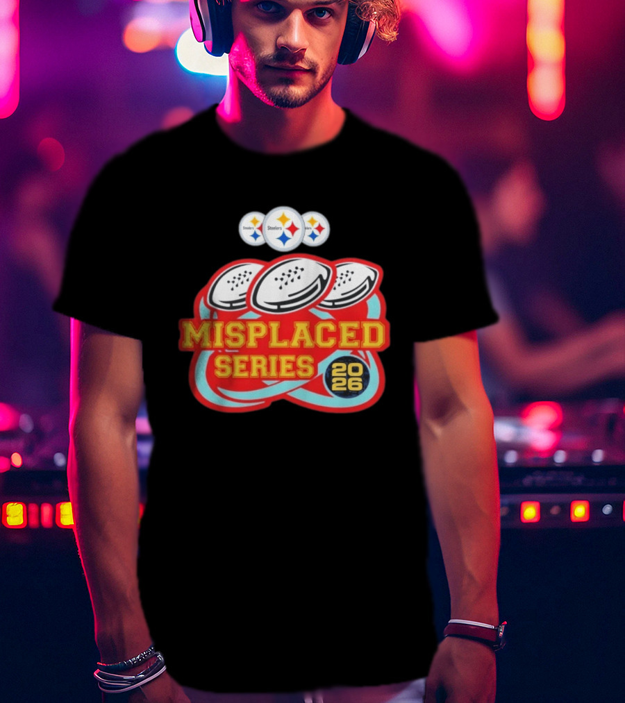 Steelers Misplaced Series 2026 Football Trio T-Shirt