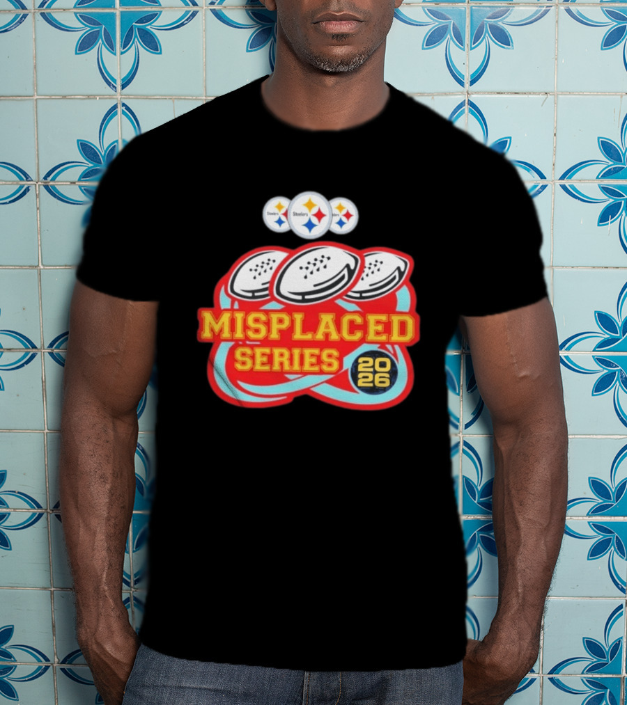 Steelers Misplaced Series 2026 Football Trio T-Shirt